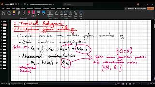 Unscented Kalman Filter Design  Les 1  Derivation  Part 1 [upl. by Glovsky]