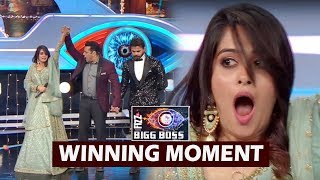 Dipika Kakar WINNING Moments On Bigg Boss 12 Grand Finale  Colors TV [upl. by Eenel]