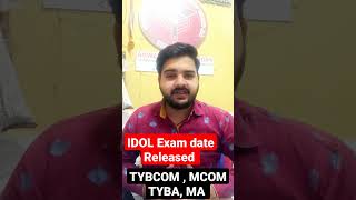 IDOLTybcomTybaMcom MAExamDateReleasedOfficialCircularTrendingMumbaiUniversity [upl. by Biernat]