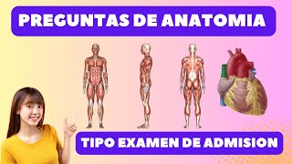 20 preguntas de anatomía tipo examen de admision 2023 [upl. by Jeannine]