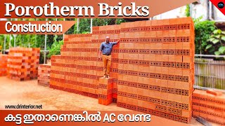 Porotherm Brick Home constructionTrendings Home Construction BricksHurudees bricksDr Interior [upl. by Silvestro]