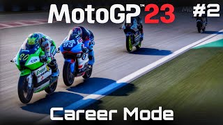 We need a better team  MotoGP 23  Career Mode Part 2 Lusail Moto3 [upl. by Hannasus429]