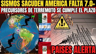 SISMO EN MEXICO ARGENTINA Y EL SALVADOR URGENTE FALTA EL GRANDE  AVISO DE TERREMOTO PRECURSORES [upl. by Rolfe]