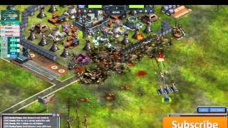 War Commander Facebook level 34 Vs Level 31 attack with Hellfire Tanks [upl. by Blunt]