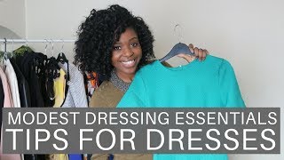 Modest Dressing Essentials Tips For Dresses  Nash Amber [upl. by Yci593]