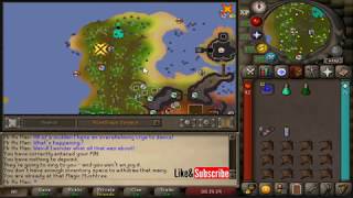 How to get to Ancient Zygomites Fossil Island in OSRS [upl. by Tterrej]