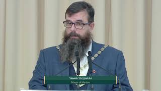 Councillor Slawek Szczepanski Remarks at Pan African Peace Symposium 2024 [upl. by Remoh]