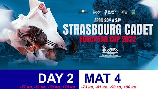 Strasbourg Cadet European Cup 2022  Day 2  Mat 4 [upl. by Thorpe370]