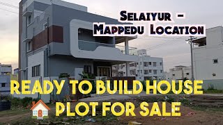 Plot for sale in SelaiyurMappedu tambaram zionschool chennairealestate landsales [upl. by Feinleib]