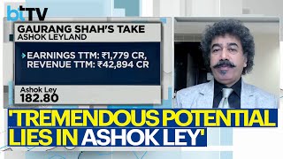 Hot Stock Market Expert Gaurang Shah Bullish On Ashok Leyland [upl. by Assilav]