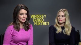 Whiskey Tango Foxtrot Interview  Tina Fey amp Margot Robbie [upl. by Petie139]