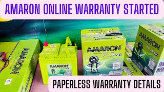 In 2024 Amaron Battery Only Paperless Warranty  No Physical Card Needed amaronbattery [upl. by Elaina561]