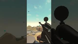 Getting a noscope kill with the Hecate II sniper rifle in Phantom Forces shorts phantomforces [upl. by Eicaj]