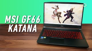 MSI Katana GF66 2022 Review Superb 1080p Ultra Gaming Performance [upl. by Troc639]