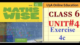 OXFORD Math Class 6 OUP Maths Wise Book 6 Unit 4 Integers4c  UrduHindi [upl. by Ib]