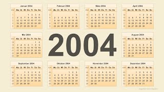 Kalender 2004 [upl. by Pacificas]