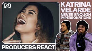 PRODUCERS REACT  Katrina Velarde Never Enough Impersonations Reaction [upl. by Burbank]