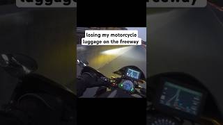 Top box FALLS off the motorcycle versys300 kawasaki [upl. by Kenway204]