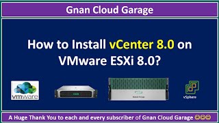 How to Install vCenter 80 on VMware ESXi 80 [upl. by Ahsenit]