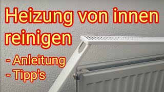 Heizung reinigen von innen  Heizungsgitter abnehmen [upl. by Wylma]