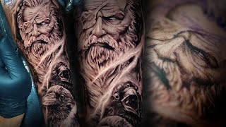 Odin Tattoo TattTuesday [upl. by Orbadiah399]