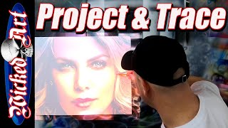 HowTo Transfer Artwork Projecting amp Tracing Episode 6 [upl. by Simone]