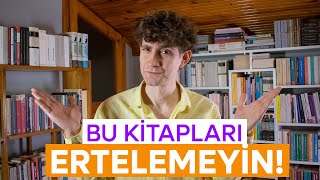 Bu Kitapları Okumayı ERTELEMEYİN  Kitap Önerileri [upl. by Eislrahc692]