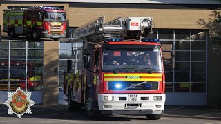 Gloucester North Community Fire Station Volvo FL6 Turnout [upl. by Nylitsirk706]