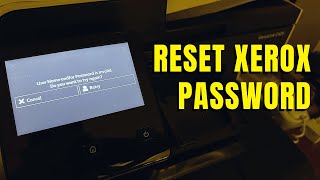 How to Reset the Password on your Xerox Printer VersaLink C405 [upl. by Doraj81]