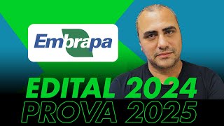 Novidades sobre o edital do concurso da Embrapa 2024 [upl. by Atikam]