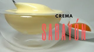 Crema SABAYÓN super facil [upl. by Solokin]