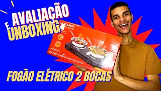 UNBOXING E AVALIAÇÃO FOGÃO ELÉTRICO EASY COOK 2 BOCAS MULTILASER [upl. by Wolenik984]