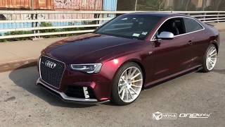 My new Audi Rs5 gets a RedBlack iridescent vinyl wrap [upl. by Korella94]