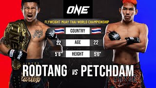 EPIC MUAY THAI SLUGFEST 👊🔥 Rodtang vs Petchdam Full Fight [upl. by Lizzie731]