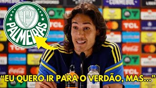 BOMBA EM SP OLHA OQUE O CAVANI FALOU APÓS ACERTO COM O PALMEIRAS NOTICIAS DO PALMEIRAS [upl. by Beetner472]