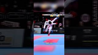 Super round kick fight japan vs kuwait karate youtube kumite kick fighting [upl. by Chemash93]