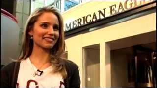 Dianna Agron talk about Harper  It´s a Mall World [upl. by Ahseinad395]