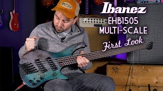 Ibanez EHB1505MS MultiScale Bass First Look [upl. by Aremmat762]