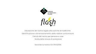 Flash by CEI  Presentazione del software CEI per la valutazione del rischio dovuto al fulmine [upl. by Mallen]