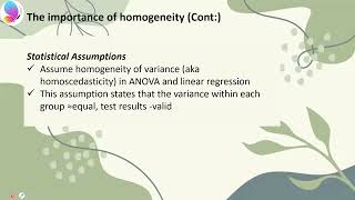 Homogeneity of data [upl. by Acimehs784]