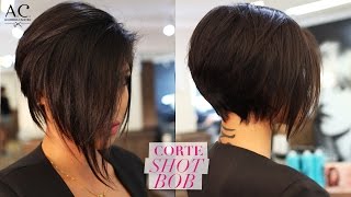 COMO FAZER CORTE SHORT BOB [upl. by Afra817]