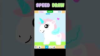 unicornio ❤ roblox robloxedit speeddrawing robloxshorts art animation gaming [upl. by Naig175]