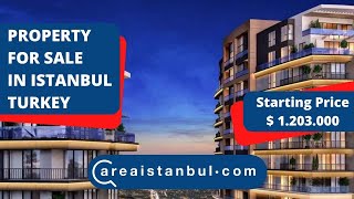 Maslak Luxury Apartments for sale in Istanbul Get Turkish Citizenship by Investment in Turkey [upl. by Enida]