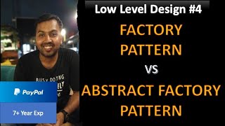 5 Factory Pattern Vs Abstract Factory Pattern Explanation Low Level System Design interview [upl. by Atteselrahc]