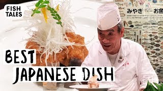 Cooking with a Japanese Sushi Master 鮟鱇の共和え  Bart van Olphen [upl. by Atiuqram]