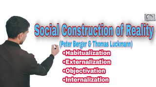 Social Construction of RealityPeter Berger amp Thomas LuckmannUrdu Hindi Sociology [upl. by O'Connell]