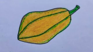 Papaya Drawing Easy How to Draw Papaya Easy Drawing viralvideo easydrawing papayadrawing [upl. by Georg]