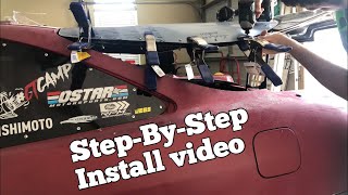 Lexan Hatch Install  Curving flat lexan  YampS Lexan [upl. by Annayd822]