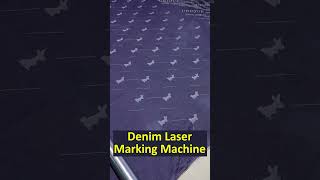 No Consumables Needed The Future of Denim Processing with Laser Technology lasermarkingmachine [upl. by Asli]