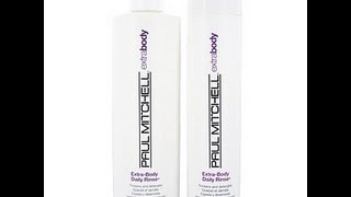 Hair  Shampoo amp Conditioner Review Paul Mitchell Extra Body  Eatin Chocolate [upl. by Ettedanreb]